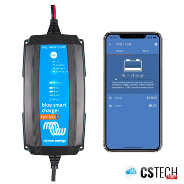 Redresor Blue Smart IP65, 12V 10A pentru încărcarea acumulatorului auto cu bluetooth
