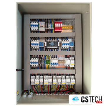 Tablou electric complet echipat pentru sistem fotovoltaic Victron Energy trifazat